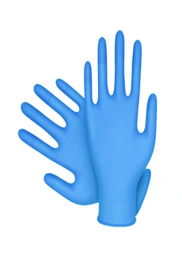 Handy Mavi nitril muayene eldiveni